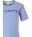 short sleeve ladies pyjama with 3/4 pants 'NO LIMITS - sporty style'