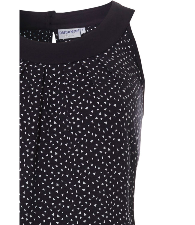 mouwloos strandjurkje 'twist of dottiness'