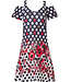 open shoulder beach dress with straps 'fashion & flowers'