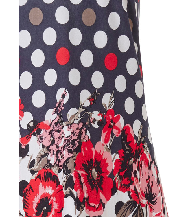 open shoulder strandjurkje met bandjes 'fashion & flowers'