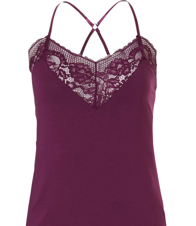 luxury dames shorty set met gekruiste schouderbandjes 'beauty in lace'