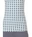 ladies homewear-short set with straps 'symmetrical elegant diamonds & 60's circles'
