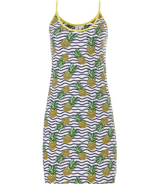 Rebelle spaghetti strap dress  'tropical pinapple crush'