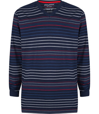 Pastunette for Men stripey cotton pyjama top