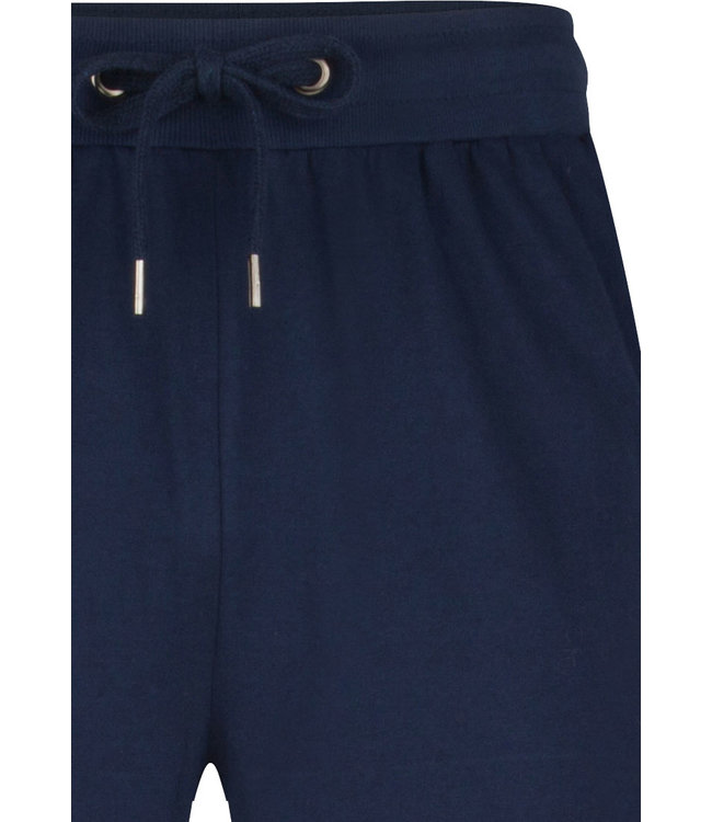 Mix & Match long blue cotton pyjama, lounge style pants with an elasticated tie-waist