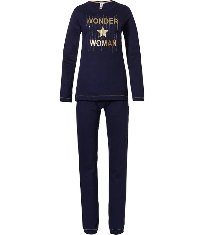 Rebelle dames pyjama met lange mouwen 'Wonder Woman ★ STAR'