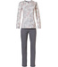 ladies long sleeve pyjama set 'vintage floral'
