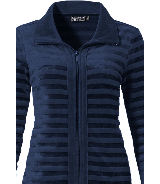 luxury velvet homesuit 'navy velvet lines'