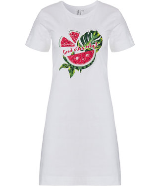 Rebelle short sleeve nightdress 'fruity water melon'