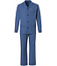 Robson men's woven cotton full button pyjama 'squares & cube'