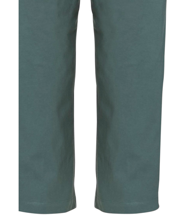 ladies sage green cotton pyjama set 'fine stripes & pretty neckline'