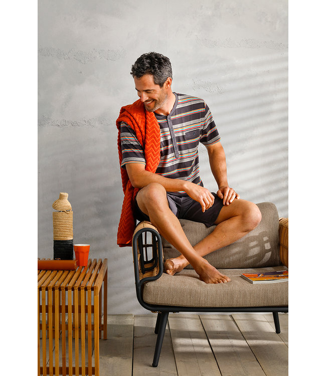 heren shortama 'multi stripes'