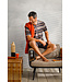'multi stripes' mens cotton shorty set