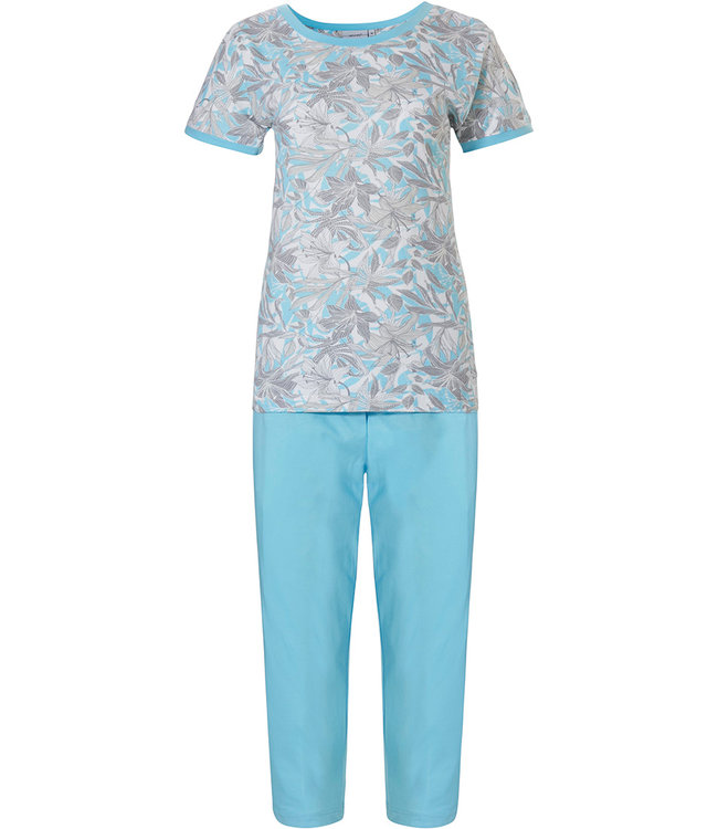 Pastunette short sleeve cotton pyjama set 'floral dream garden'