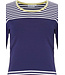 ladies short sleeve pyjama set 'horizontal eden stripes'