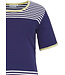 ladies short sleeve pyjama set 'horizontal eden stripes'