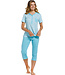 ladies short sleeve pyjama 'Retro ZigZag'
