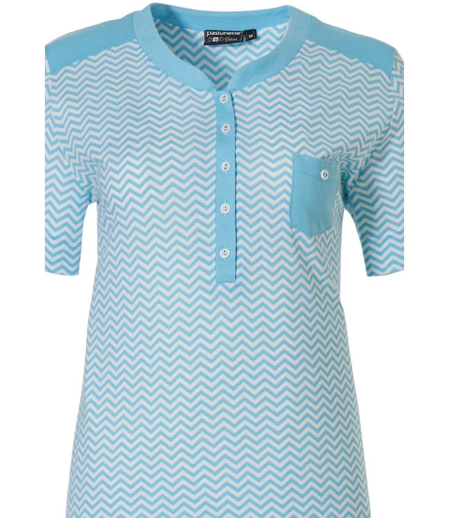 ladies short sleeve pyjama 'Retro ZigZag'