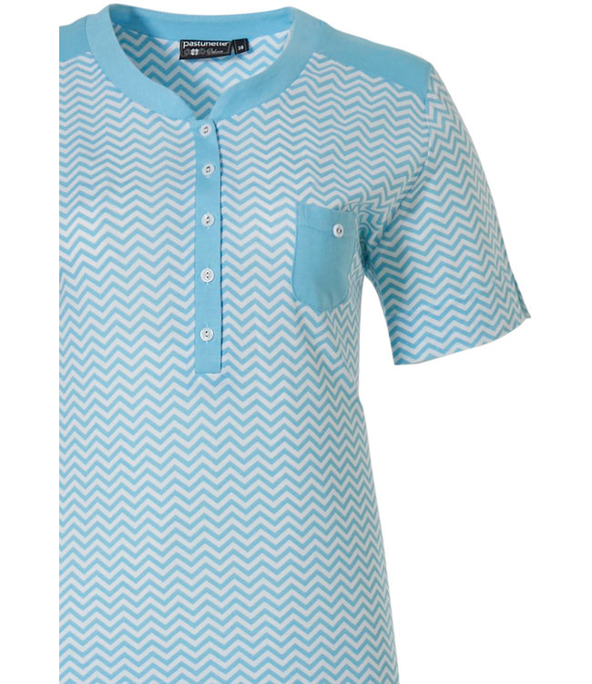 ladies short sleeve pyjama 'Retro ZigZag'