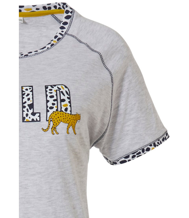 nachthemd met korte mouwen 'Go Wild Rebelle wildcat'