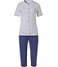 short sleeve full button cotton pyjama 'origami birds'