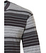 Mix & Match modern grey multi-striped men's long sleeved pyjama top