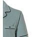 light green short sleeve mens full button cotton pyjama top 'link of bricks'