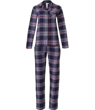 Rebelle full button flannel pyjama 'cool trendy checks'