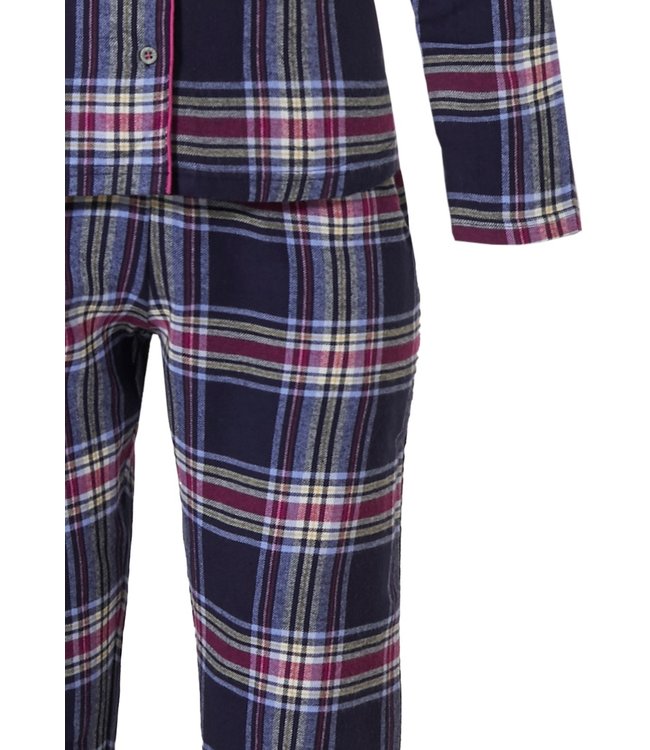 full button flannel pyjama 'cool trendy checks'