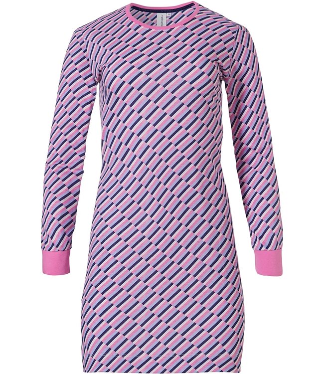 Rebelle long sleeve nightdress 'fashion blocks'