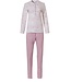 pink cotton interlock pyjama set with buttons 'feminine animal magic'