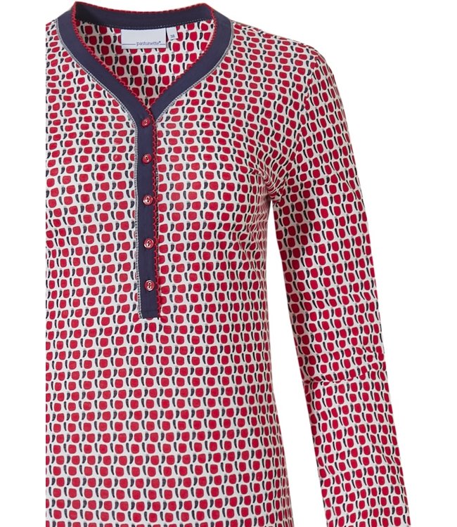 ladies long sleeve cotton pyjama set 'cube it fashion'