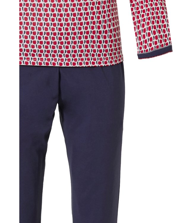 ladies long sleeve cotton pyjama set 'cube it fashion'