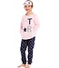 girls fleece home-lounge suit & eye-mask '★ be a star ★'