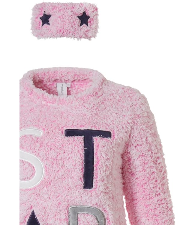 meisjes fleece home-lounge pak & oogmasker '★ be a star ★'