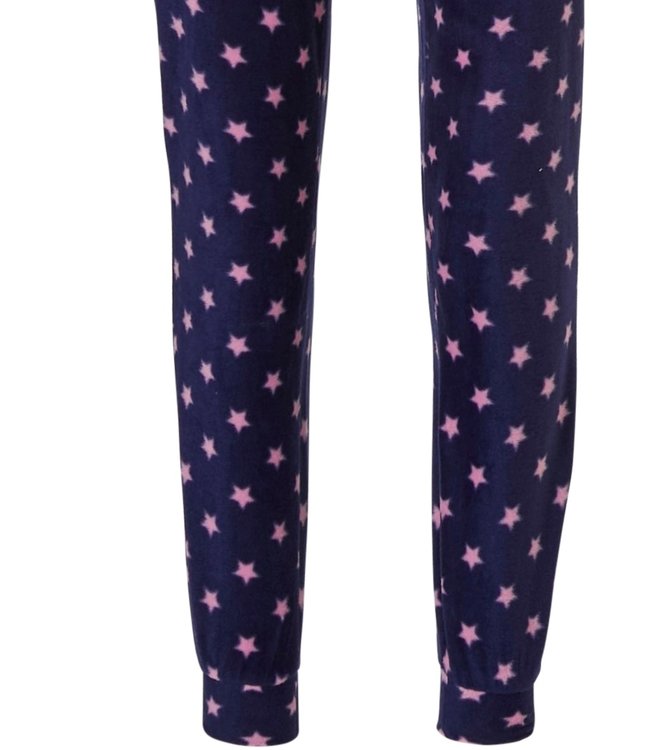 girls fleece home-lounge suit & eye-mask '★ be a star ★'