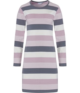 Pastunette ladies long sleeve nightdress 'mixed bold stripes'