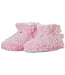 Rebelle soft fleece ankle indoor boots 'fluffy pink'