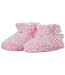 soft fleece ankle indoor boots 'fluffy pink'