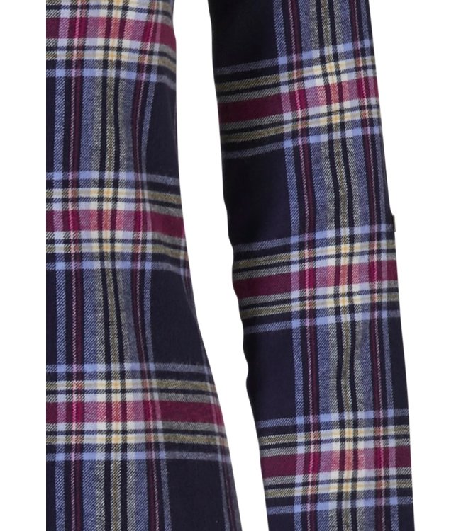 full button flannel nightshirt 'cool trendy checks'