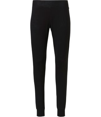 Rebelle lounge style black Mix & Match slim fit pants with cuff
