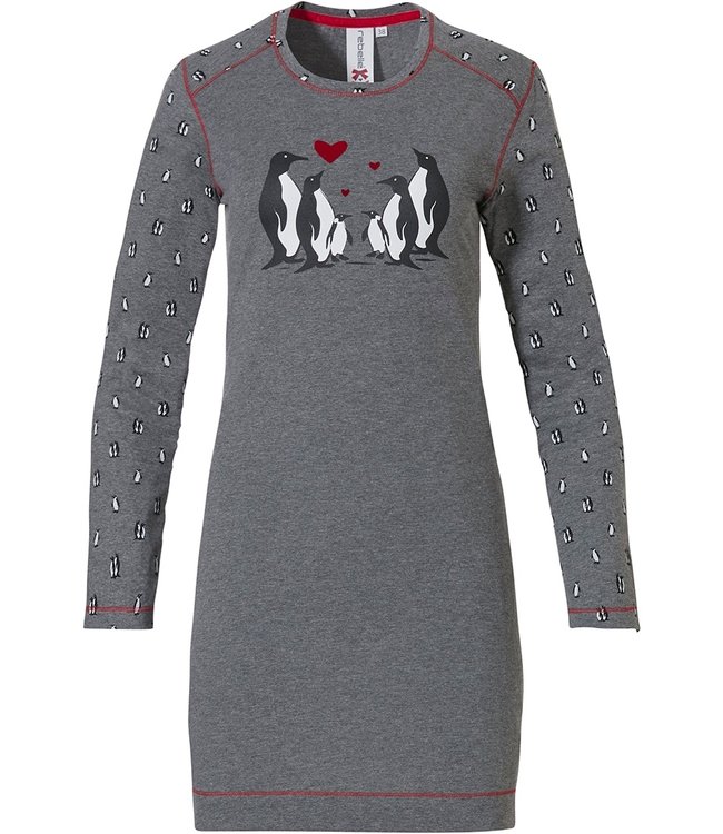 Rebelle long sleeve nightdress 'penguin family love ♥'