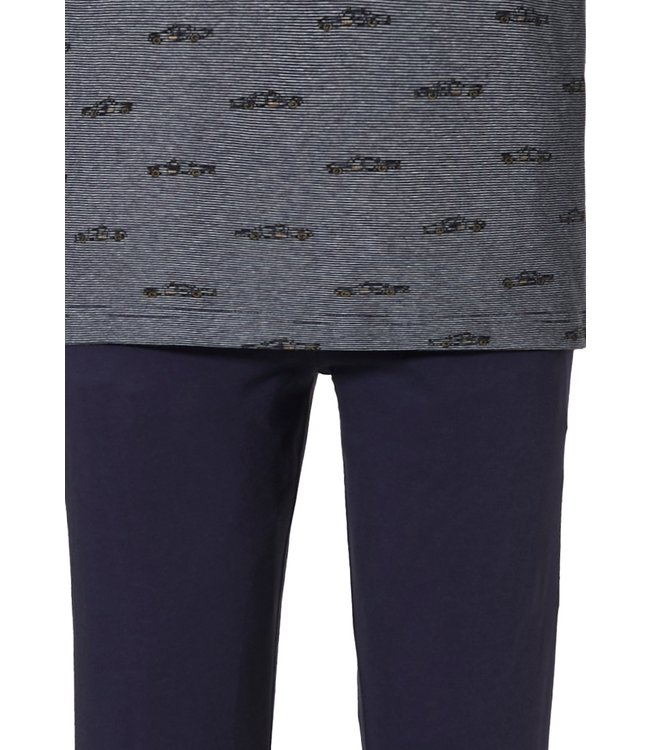 boy's cotton pyjama with cuffs 'crazy cabs'