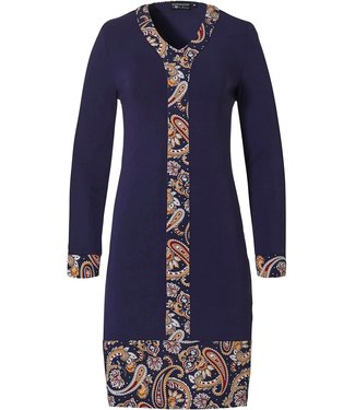 Pastunette Deluxe luxe nachthemd met lange mouwen 'a little elegantly paisley'