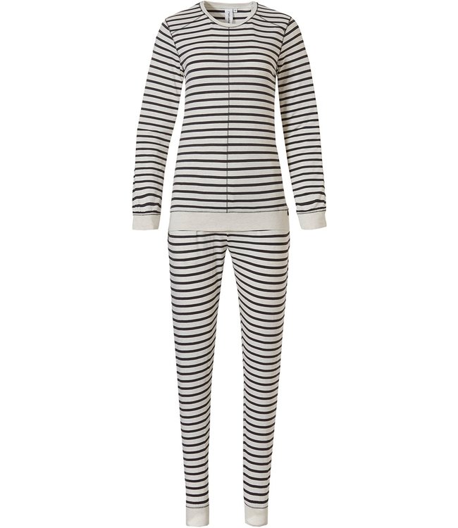young ladies long sleeve pyjama set 'trendy lines'