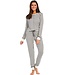 young ladies long sleeve pyjama set 'trendy lines'
