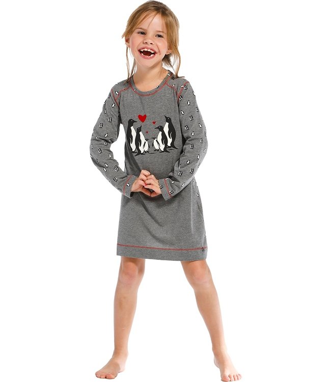 girls nightdress 'penguin family love ♥'