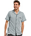 light green short sleeve mens full button cotton pyjama top 'link of bricks'