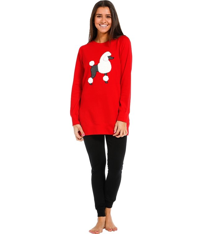 lounge style pyjama 'fluffy posh poodle'