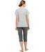 stripey short sleeve pyjama 'by the seashore'